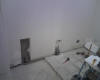 Arrive eau douche et decoupe chappe pour intgration douche italienne
